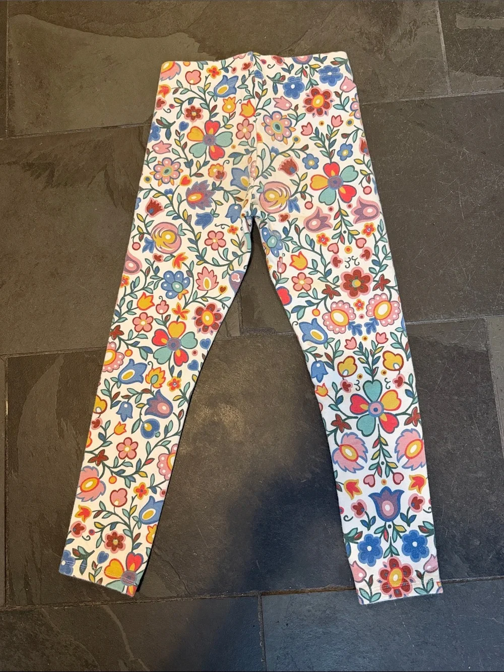 Mini Boden Girls Floral Print Leggings